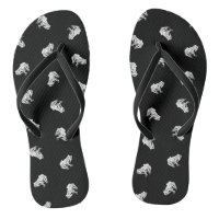 Cute Little Frogs Pattern Frog Art Design Black