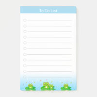 Cute Little Frogs To Do List Post-it Notes