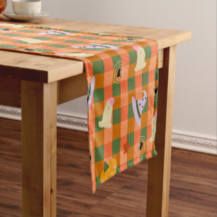 Cute little ghost Halloween Short Table Runner