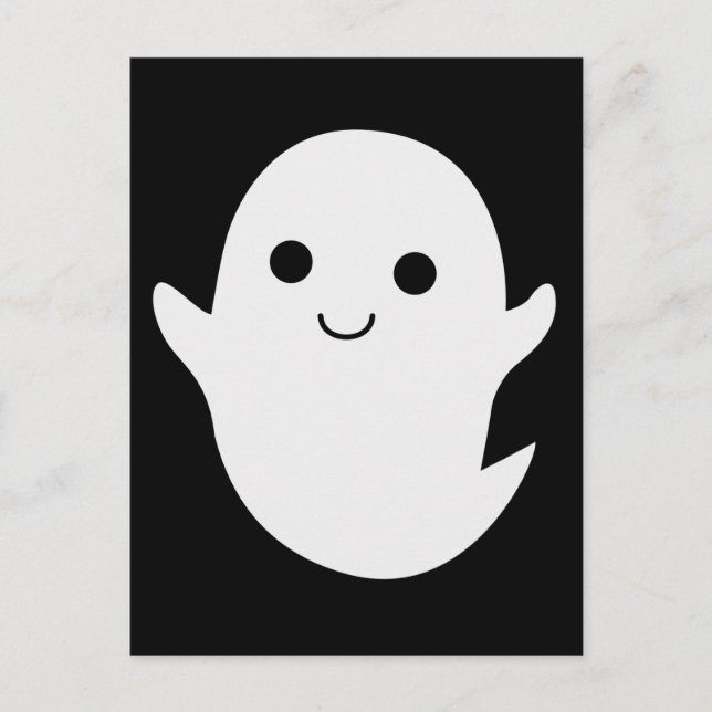 Cute little ghost postcard (Front)