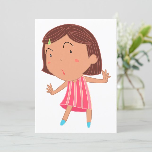 Cute Little Girl Invitations (Creator Uploaded)