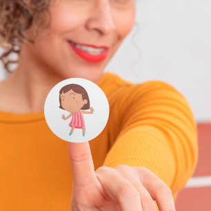 Cute Little Girl Stickers