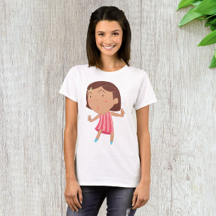 Cute Little Girl Womens T-Shirt