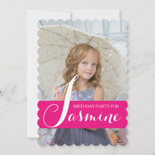Cute Little Girl's Birthday Party Invitation