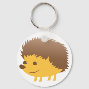 cute little hedgehog key ring