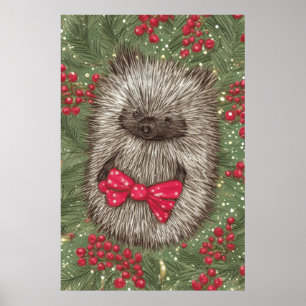 Cute little Hedgehog Poster
