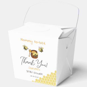 Cute Little Honeybee With Sweet Honey Baby Shower Favour Box