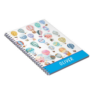 cute Little Hot Air Balloons Notebook