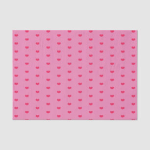 Cute Little Hot Pink Hearts - Valentine's Day Tissue Paper