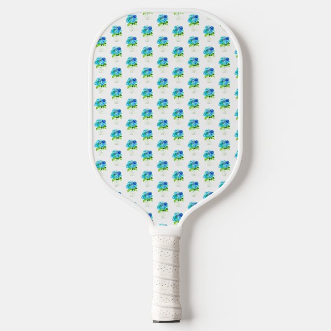 Cute Little Hydrangea Flowers Texas Woman's Pickleball Paddle (Front)