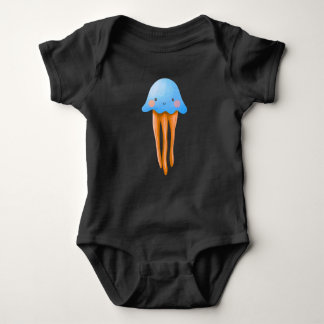 Cute Little Jellyfish Baby Bodysuit