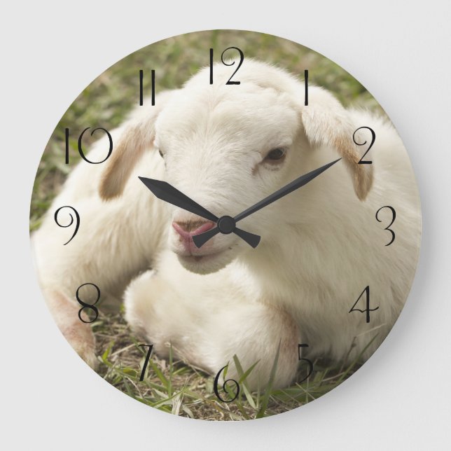 Cute little kid large clock (Front)