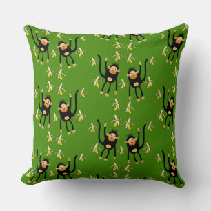 Cute Little Kid Monkey Cushion