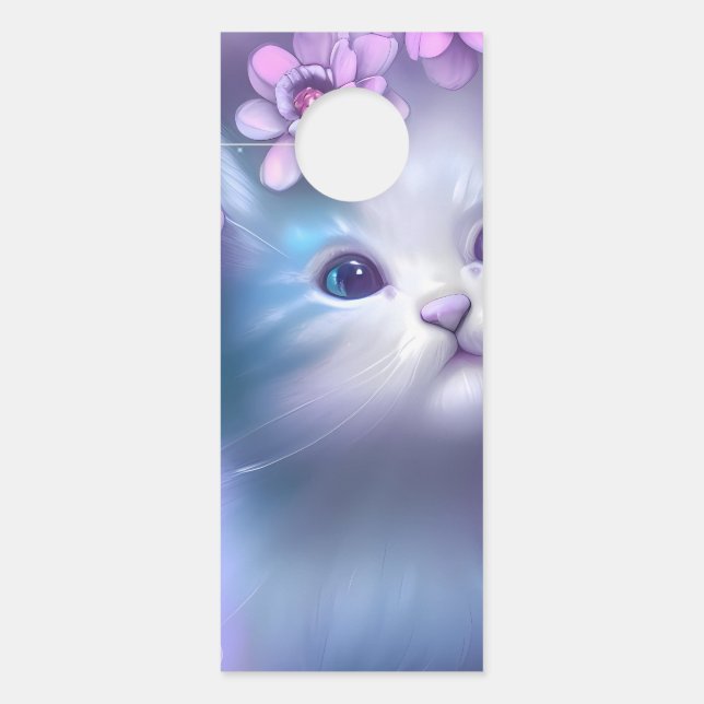 Cute  little kitten door hanger (Front)