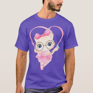 Cute little kitty with ballerina Funny Quote for B T-Shirt