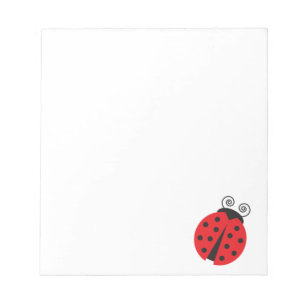 Cute Little Ladybug Notepad
