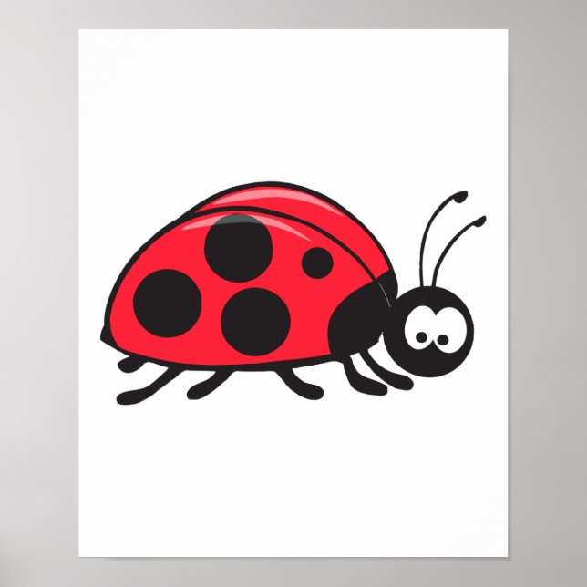 cute little ladybug poster (Front)