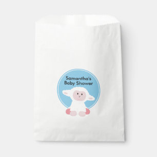 Cute Little Lamb Personalised Baby Shower Favour Bags