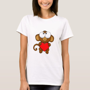 Cute Little Love Monkey T-Shirt