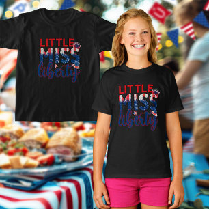 Cute Little Miss Liberty 1776 to 2026 America 250 T-Shirt