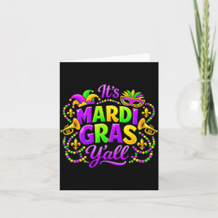 Cute Little Miss Mardi Gras Six Card