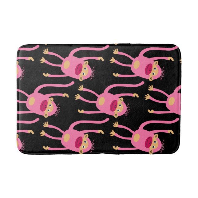 Cute Little Monkey  Bath Mat (Front)