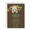 Cute Little Monkey Boy Baby Shower Invitation