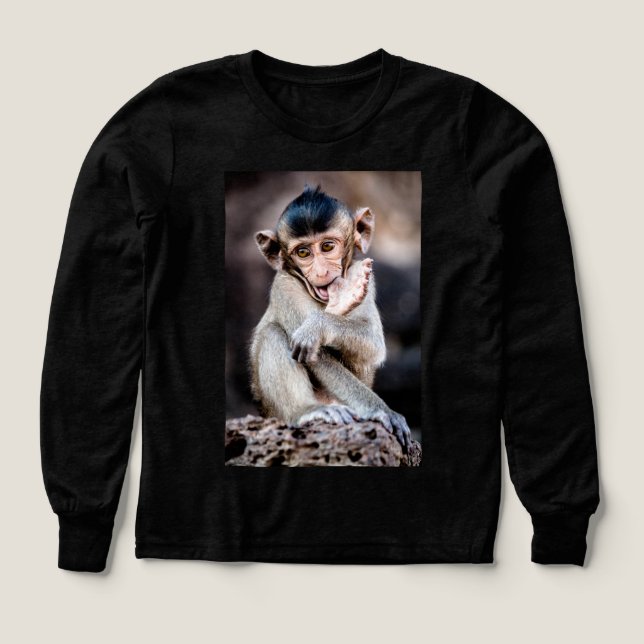 Cute Little Monkey – Playful & Adorable Design (Design Front)