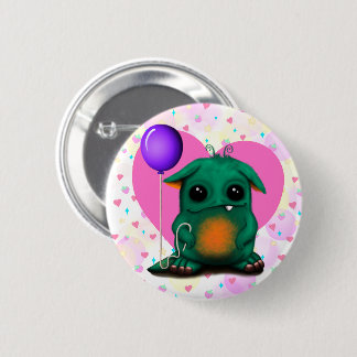 Cute Little Monster Button pin
