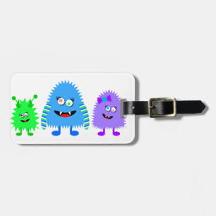 Cute Little Monsters Luggage Tag