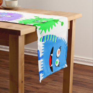 Cute Little Monsters Short Table Runner