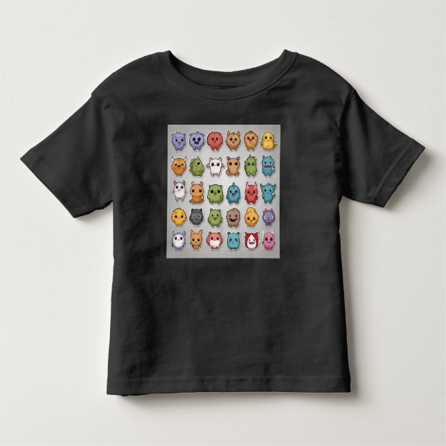 Cute little monsters  toddler T-Shirt (Front)