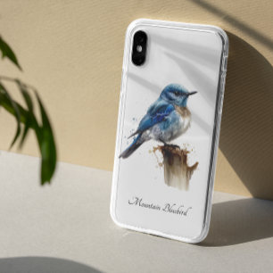 Cute Little Mountain Bluebird, custom Case-Mate iPhone Case
