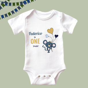 Cute little mouse baby bodysuit