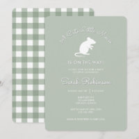 Cute Little Mouse Baby Shower Invitation