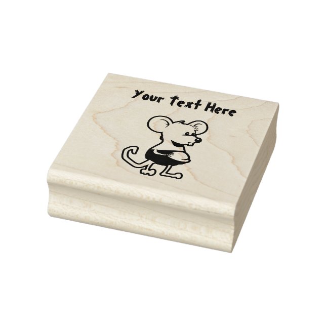 Cute little Mouse Rubber Stamp (Stamp)