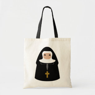 Cute Little Nuns Tote Bag