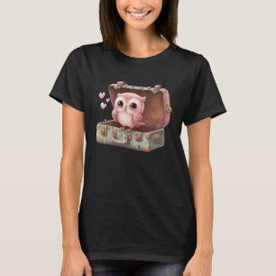 Cute Little Owl Valetines Animal Love  15 T-Shirt