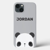 Cute Little Panda Bear with Personalised Name