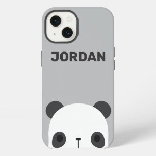 Cute Little Panda Bear with Personalised Name iPhone 13 Case