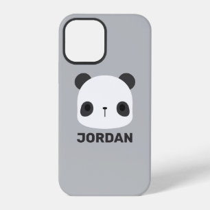 Cute Little Panda Bear with Personalised Name iPhone 12 Pro Case