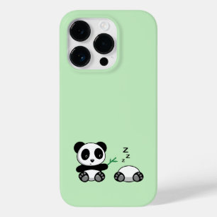 Cute Little Pandas on Green Case-Mate iPhone 14 Pro Case