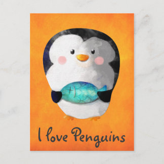 Cute Little Penguin Postcard