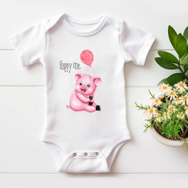 Cute little pig baby bodysuit (Creator Uploaded)