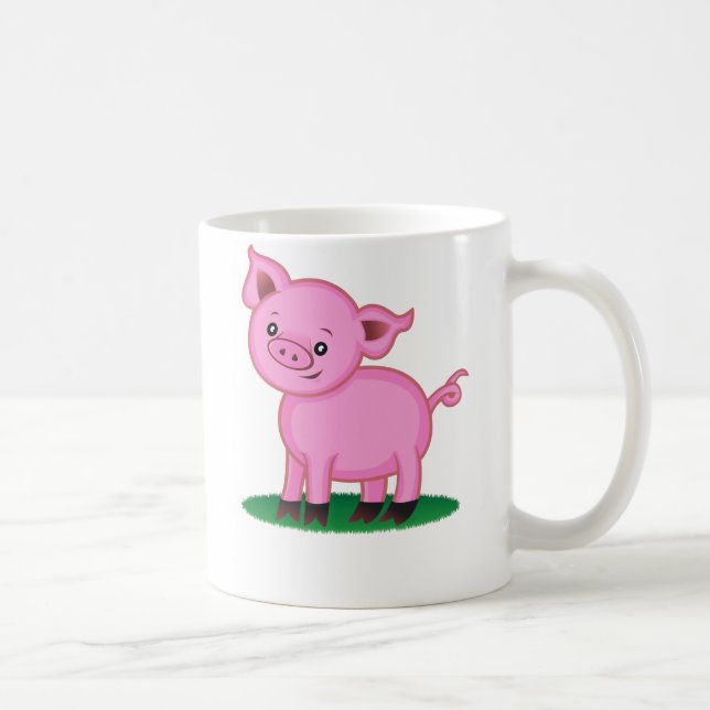 Cute Little Pig Mug (Right)