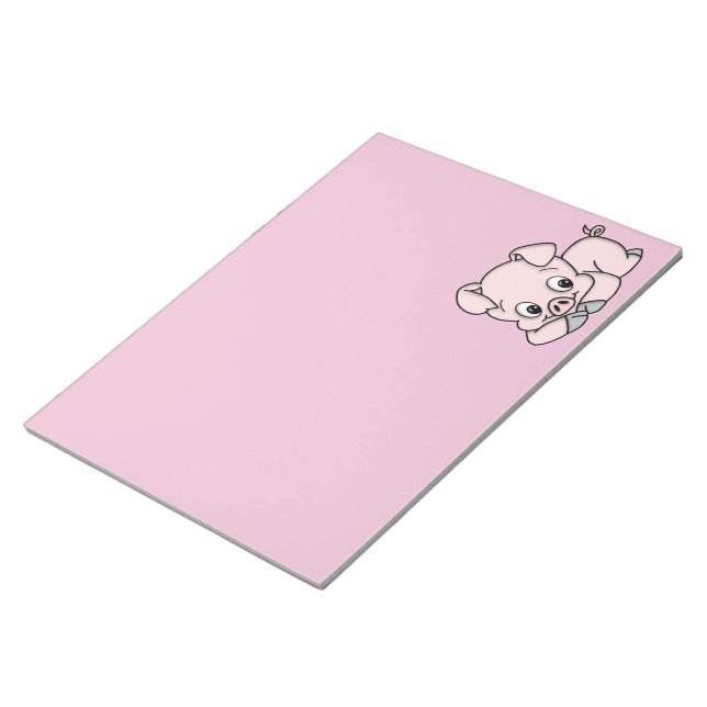 Cute Little Pig Notepad (Angled)