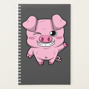 Cute Little Pig Sweet Swine Student Gift Planner