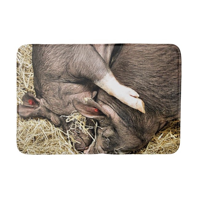 CUTE LITTLE PIGS BATH MAT (Front)