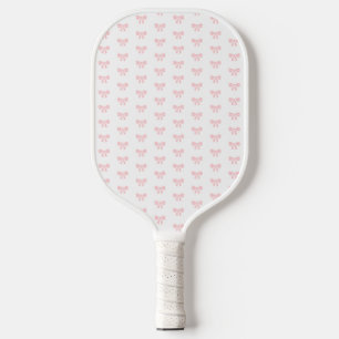 Cute Little Pink Bow Girl Ladies Girly Birthday Pickleball Paddle