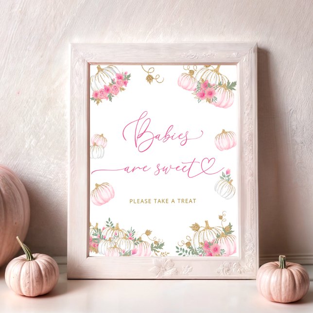 Cute Little Pumpkin Babies are Sweet  Poster (Creator Uploaded)